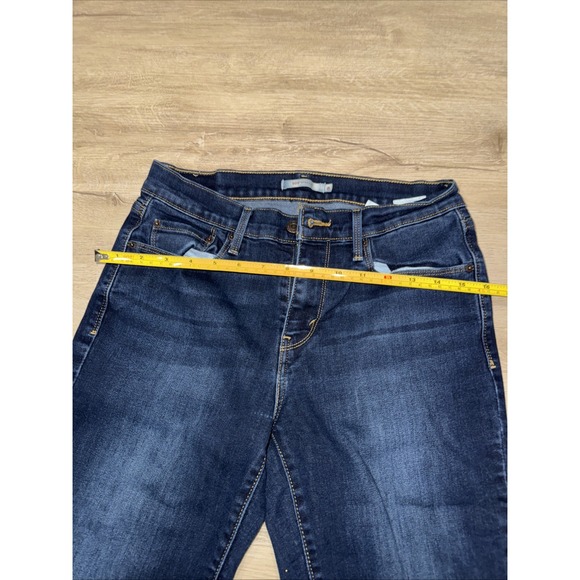 Jeans Iconic Levi's 505 Straight Leg Dark blue Sturdy Denim Nice Fit Popular - Picture 4 of 10